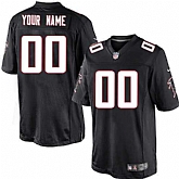 Men Nike Atlanta Falcons Customized Black Team Color Stitched NFL Game Jersey,baseball caps,new era cap wholesale,wholesale hats
